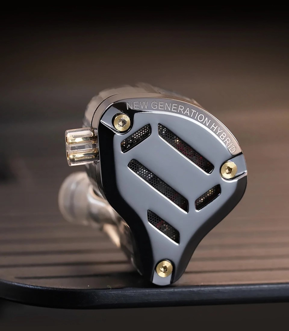 Casti Audio KZ ZS10 Pro 2 Generation, Comutator de reglare pe 4 nivele, Hibride 10 drivere, metal, HIFI, Stereo Bass, Monitor, Microfon HD, Negru