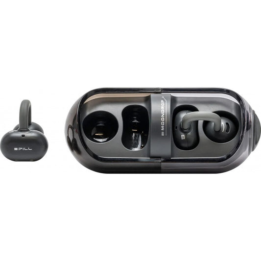 Casti Moondrop Pill , Bluetooth 6.0, Open Ear OWS , IPX4, Open Ear Clip , Wireless Hi-FI AI ENC incorporat ,APP Android si IOS, Negru
