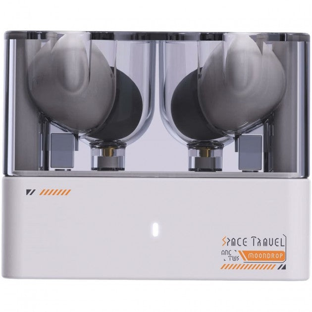 Casti IEM Moondrop Space Travel, TWS, Bluetooth 5.3 ,Driver dinamic de 13 mm , IEM, anulare a zgomotului ANC, SBC, AAC, Alb