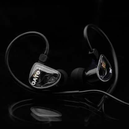 TRUTHEAR GATE IEM-Kopfhörer, 10 mm dynamischer Treiber, IEM, Hi-Fi-Sound, Mikrofon, abnehmbares Kabel, schwarz 
