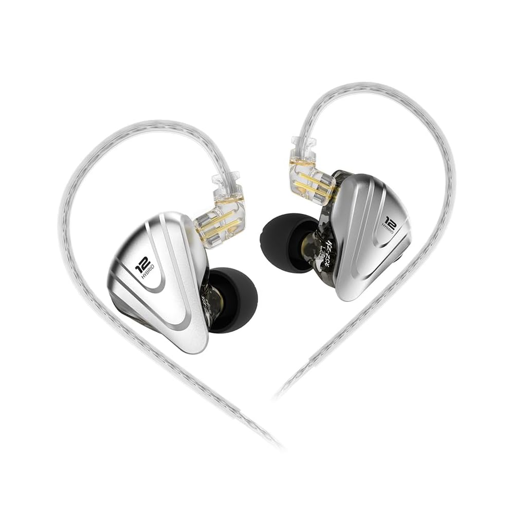 Casti KZ ZSX Terminator Metal In Ear 12 unități Hibrid 5BA+1DD , HIFI Bass  cu anulare a zgomotului Microfon HD