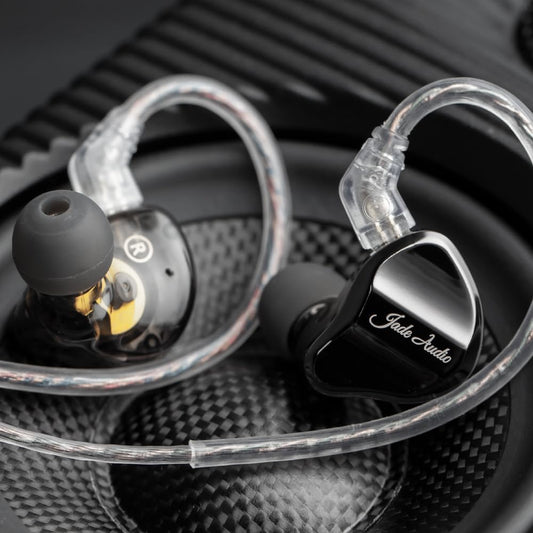 Casti FiiO JadeAudio JD1, Driver Dinamic de 10MM LCP, Hi-Fi Res, cablu USB-C Dac incorporat cu microfon HD, Negru