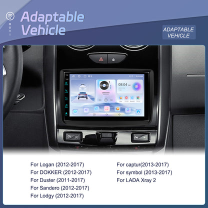 Navigatie Android SonorX A4233, sistem Android 15, Pentru Dacia si Renault, Ecran 7inch IPS, 2GB+64GB, Carplay, Android Auto, Bluetooth, Wi-fi, GPS, Negru