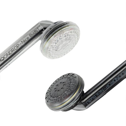 MOONDROP Nice Buds IEM, 15,4 mm dynamischer Treiber, 3,5-mm-Klinkenanschluss, Kabel mit Mikrofon, Kristall