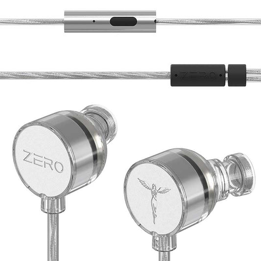 TANCHJIM ZERO Headphones, 10mm Dynamic, In-Ear Monitor IEM, with microphone, DSP, USB-C, Silver