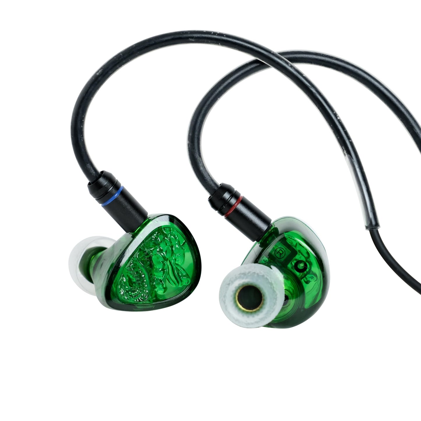 Casti TANGZU Wan'er S.G II Jade Dragon X Audione, Monitor, Gaming IEM, HiFi, Versiune Balanced edition de 10mm Dinamic Driver, Cablu Premium detasabil, Jack 3.5mm, Fara Microfon, Verde Cristal