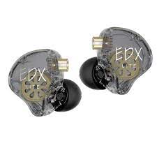 KZ EDX Lite headphones, HiFi Bass, dynamic, super-linear, Monitor, Noise cancellation, Crystal gray