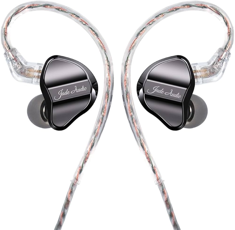 Casti FiiO JadeAudio JD1, Driver Dinamic de 10MM LCP, Hi-Fi Res, cablu USB-C Dac incorporat cu microfon HD, Negru