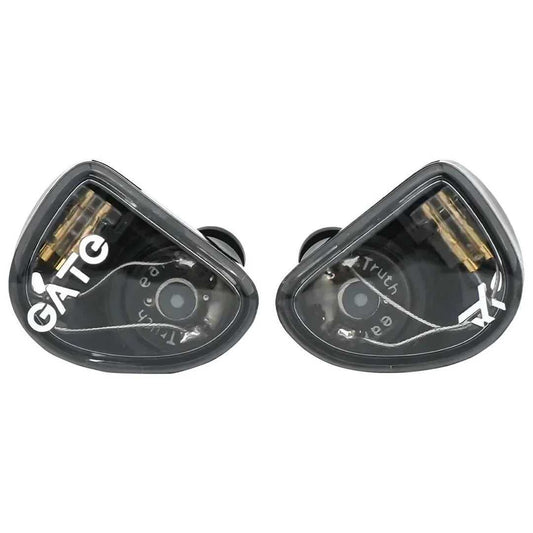 TRUTHEAR GATE IEM-Kopfhörer, 10 mm dynamischer Treiber, IEM, Hi-Fi-Sound, Mikrofon, abnehmbares Kabel, schwarz 