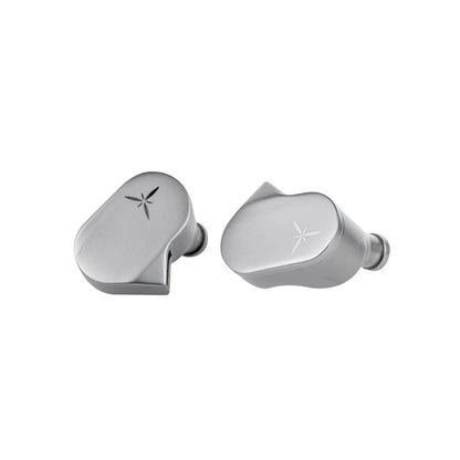 IEM MOONDROP LAN headphones, Hi-Fi, Dual Dynamic 2DD of 10mm, full zinc alloy, composite diaphragm plated with beryllium, detachable cable, Silver 