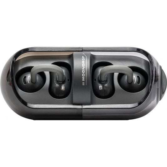 Casti Moondrop Pill , Bluetooth 6.0, Open Ear OWS , IPX4, Open Ear Clip , Wireless Hi-FI AI ENC incorporat  ,APP Android si IOS, Negru