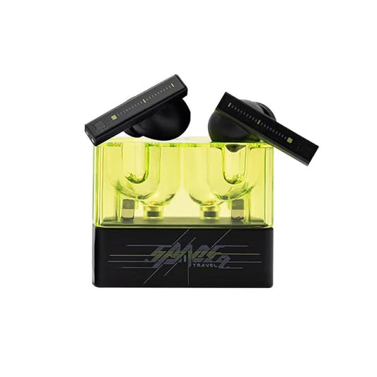 Casti wireless Moondrop Space Travel 2, HiFi, cu anulare a zgomotului, Bluetooth 6.0, ANC, latenta redusa, mod de joc, SBC/AAC, APP Android si IOS, Negru