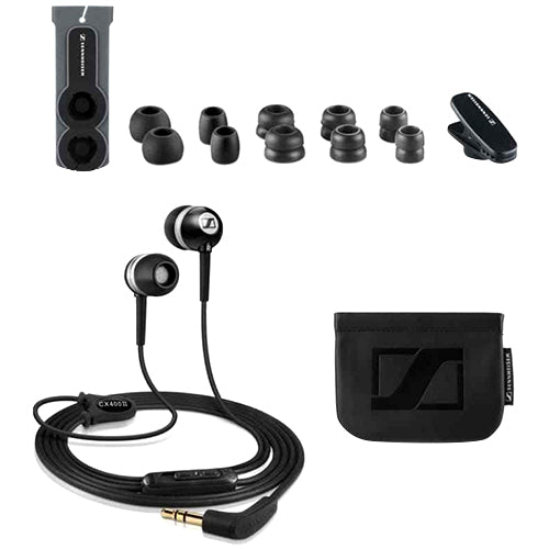 Sennheiser CX400II  In Ear stereo cu fir de 3,5 mm sport Precizie HIFI Bass,Negru