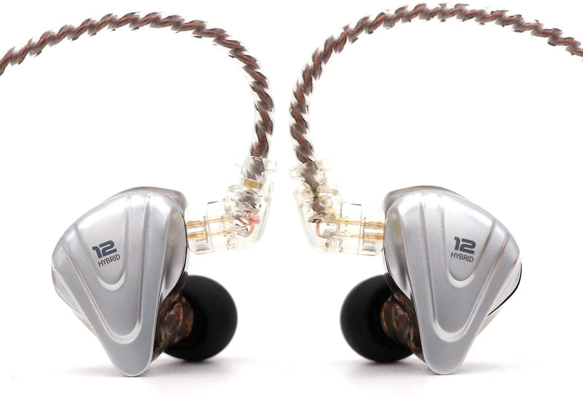 KZ ZSX Terminator Metal In Ear Headphones 12 Units Hybrid 5BA+1DD , HIFI Bass Noise Canceling HD Microphone 