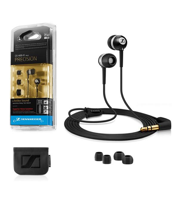 Sennheiser CX400II  In Ear stereo cu fir de 3,5 mm sport Precizie HIFI Bass,Negru