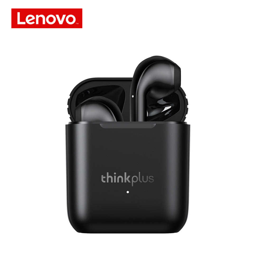 Lenovo Thinkplus Lp2 Bluetooth 5.0 Wireless Headphones, Water Resistant, HD Sound, Noise Reduction, Black