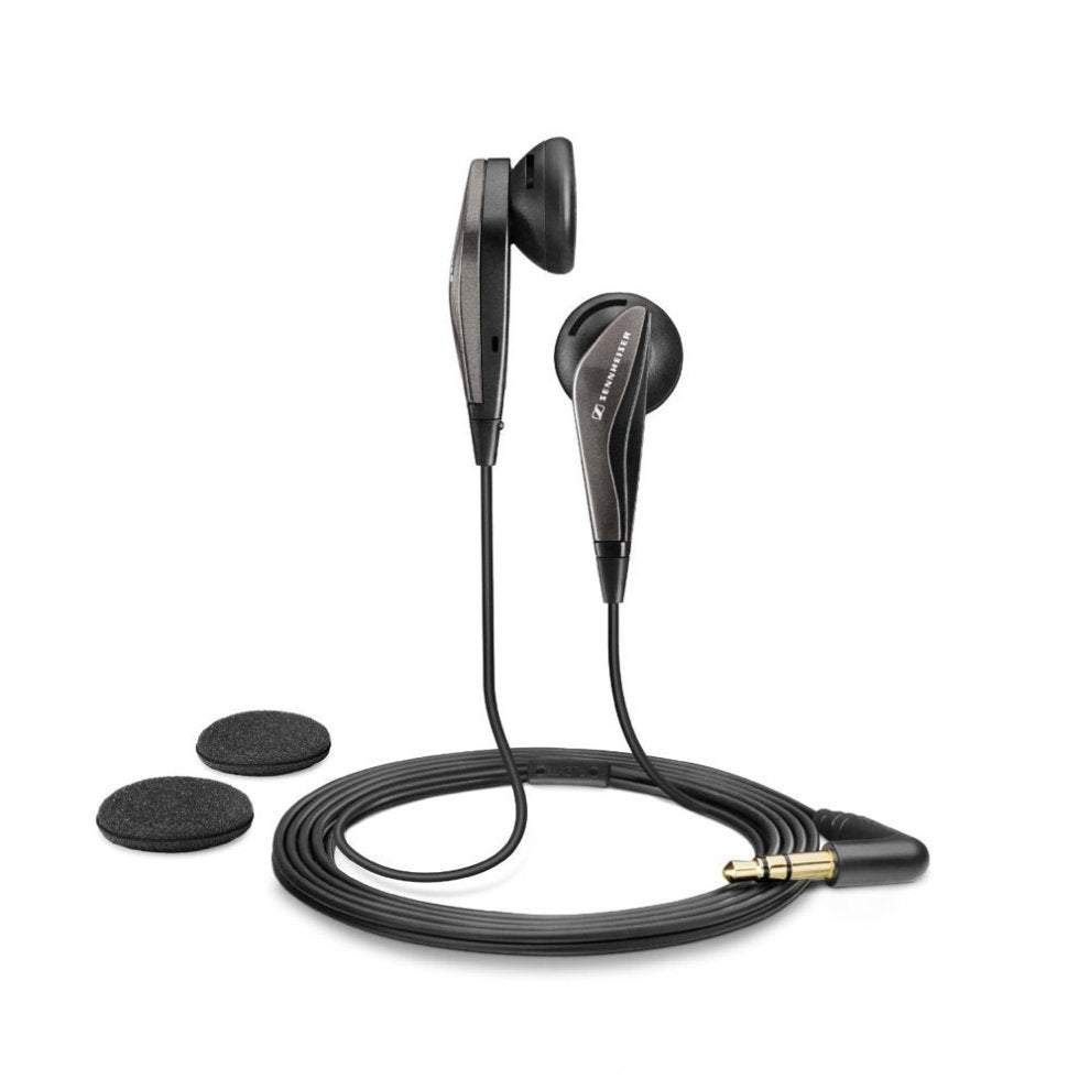 Sennheiser MX375, In-Ear-Kabel, Stereo-Tiefbass, 3,5-mm-Sport-HD, ergonomisches Design, Schwarz 